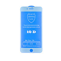 Противоударное стекло 10D NONAME для iPhone 7/8 Anti-Spy, белое, в техпаке