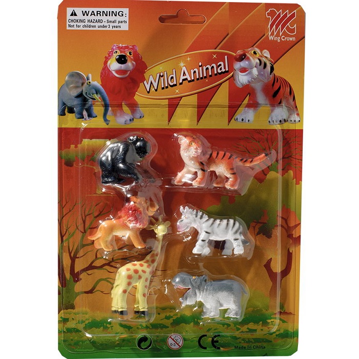 Набор игровой "Дикие животные" WING CROWN B27006/6
