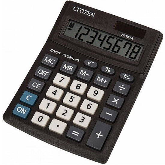 Калькулятор CITIZEN CMB801BK черный 8-разр.