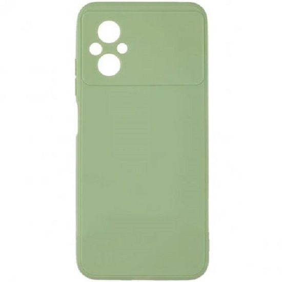 Задняя накладка ZIBELINO Soft Matte для Xiaomi Poco M5 4G (оливковый) с микрофиброй