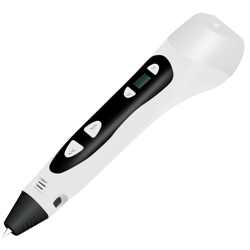 Ручка 3D CACTUS CS-3D-PEN-C-WT PLA ABS LCD белый