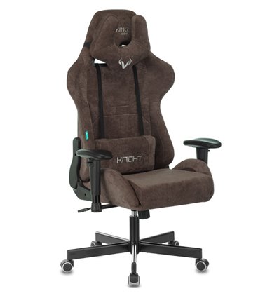 Кресло игровое БЮРОКРАТ VIKING KNIGHT LT10 FABRIC коричневый крестовина металл/пластик (Уценка)