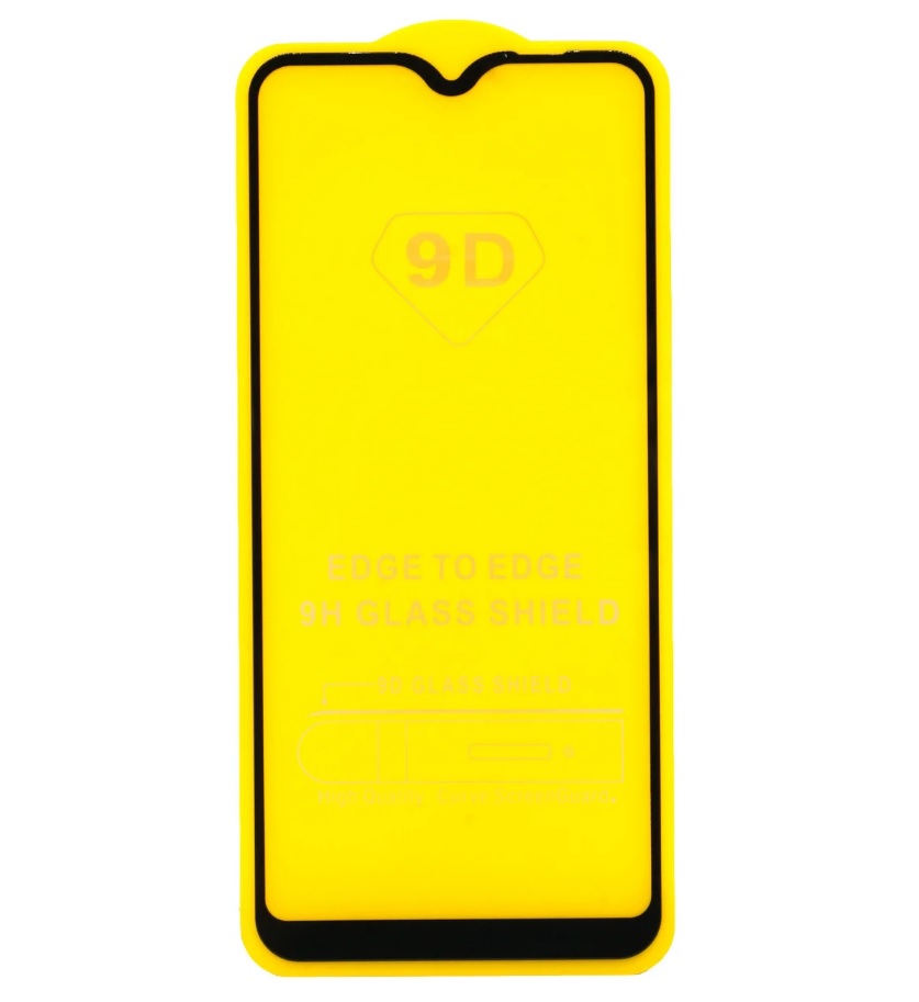 Противоударное стекло 9D NONAME для Xiaomi Redmi 9A/9C черное