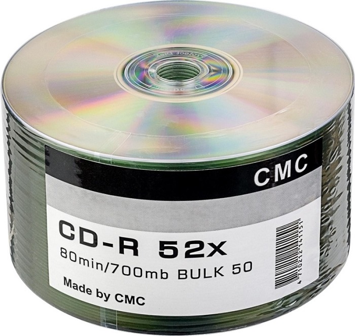 Диск CD-R CMC 700 Mb, 52x, Bulk (50), (50/600)