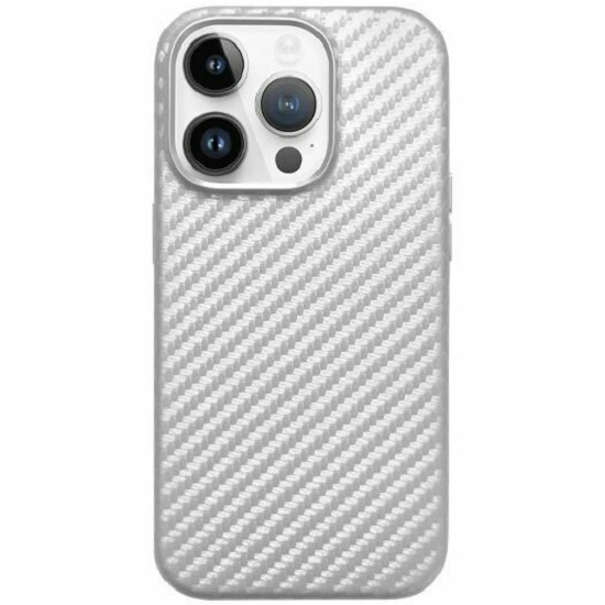 Силиконовый чехол K-DOO для iPhone 15 Mag Noble Collection Carbon silver