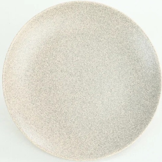 Тарелка обеденная 27 см Alfa "Бежевый мрамор" арт.PT044027F039