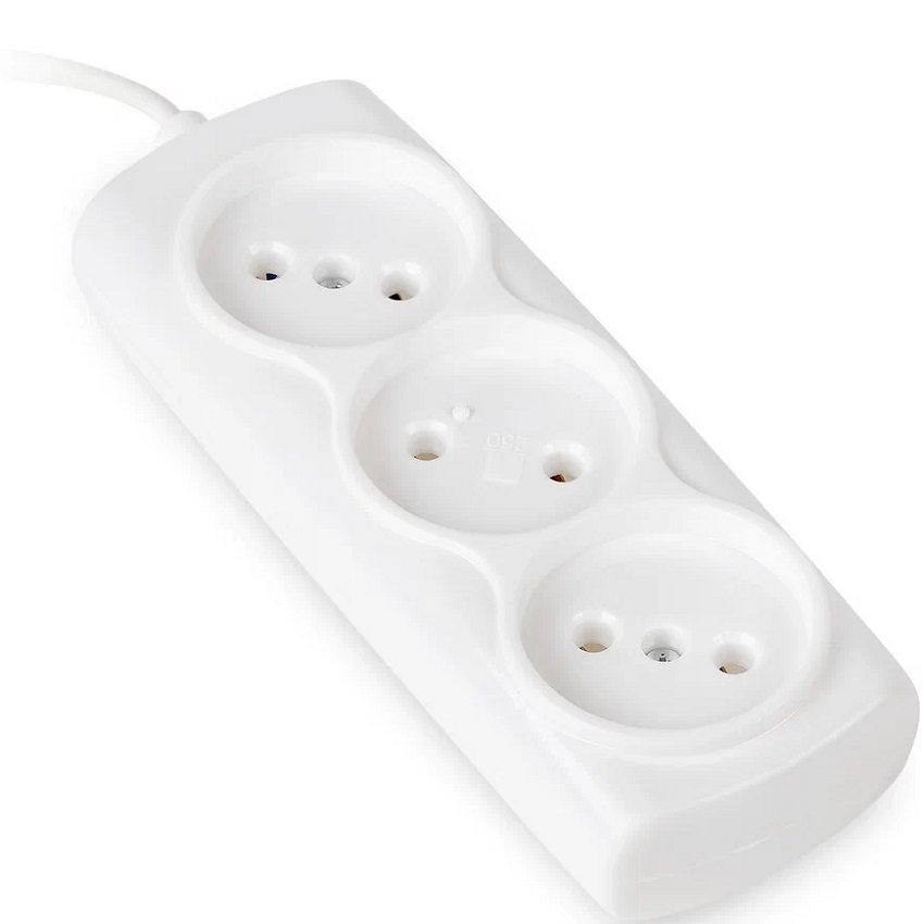 Сетевой удлинитель  3.0м SMARTBUY 3 розетки б/з ШВВП 2х0, 75 (SBE-10-3-03-F)/60