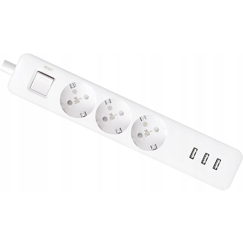 Сетевой удлинитель  2.0м XIAOMI Power Strip 20W 2A1C (XMCXB05QMN)