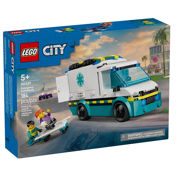 Конструктор LEGO CITY 60451 Скорая помощь