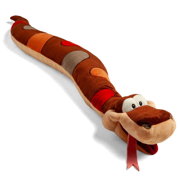 Мягкая игрушка Kult of toys Удав Эрик, коричневый, 100 см