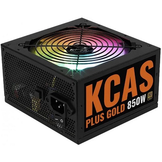 Блок питания 850W Formula KCAS PLUS 850G AC ATX GOLD 80+ gold (20+4pin) APFC 120mm fan color LED 8xSATA RTL