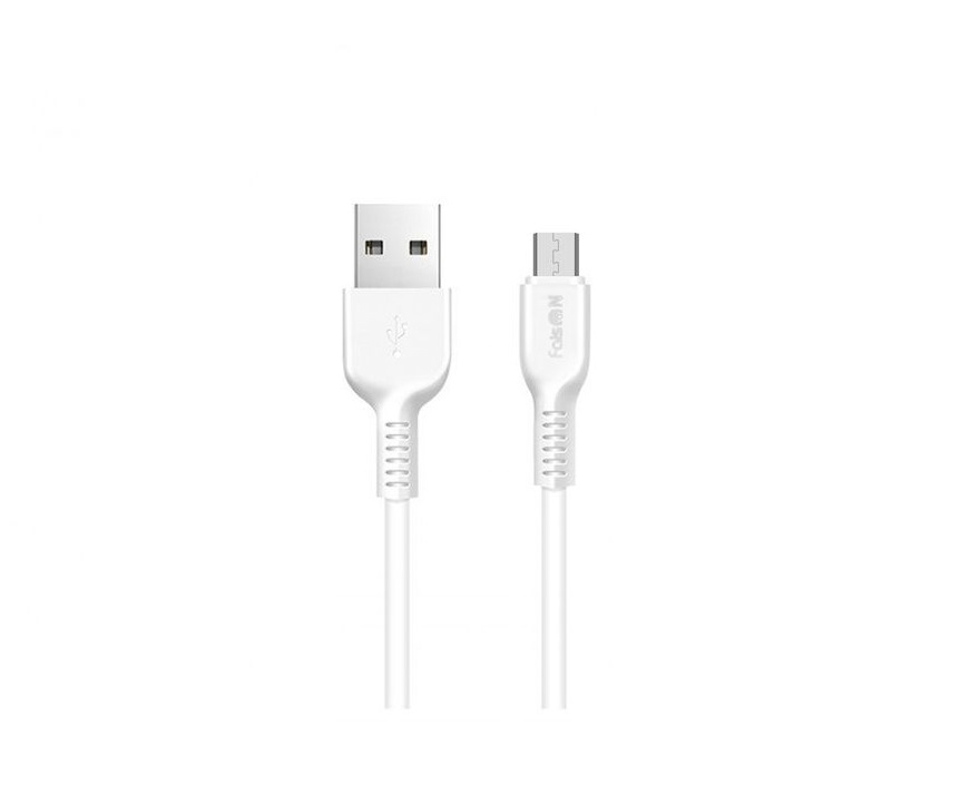 Кабель USB <--> microUSB  1.0м FAISON HX20 белый