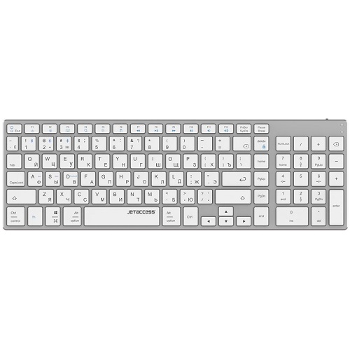 Клавиатура JETACCESS SLIM LINE K1 BT, сереб.