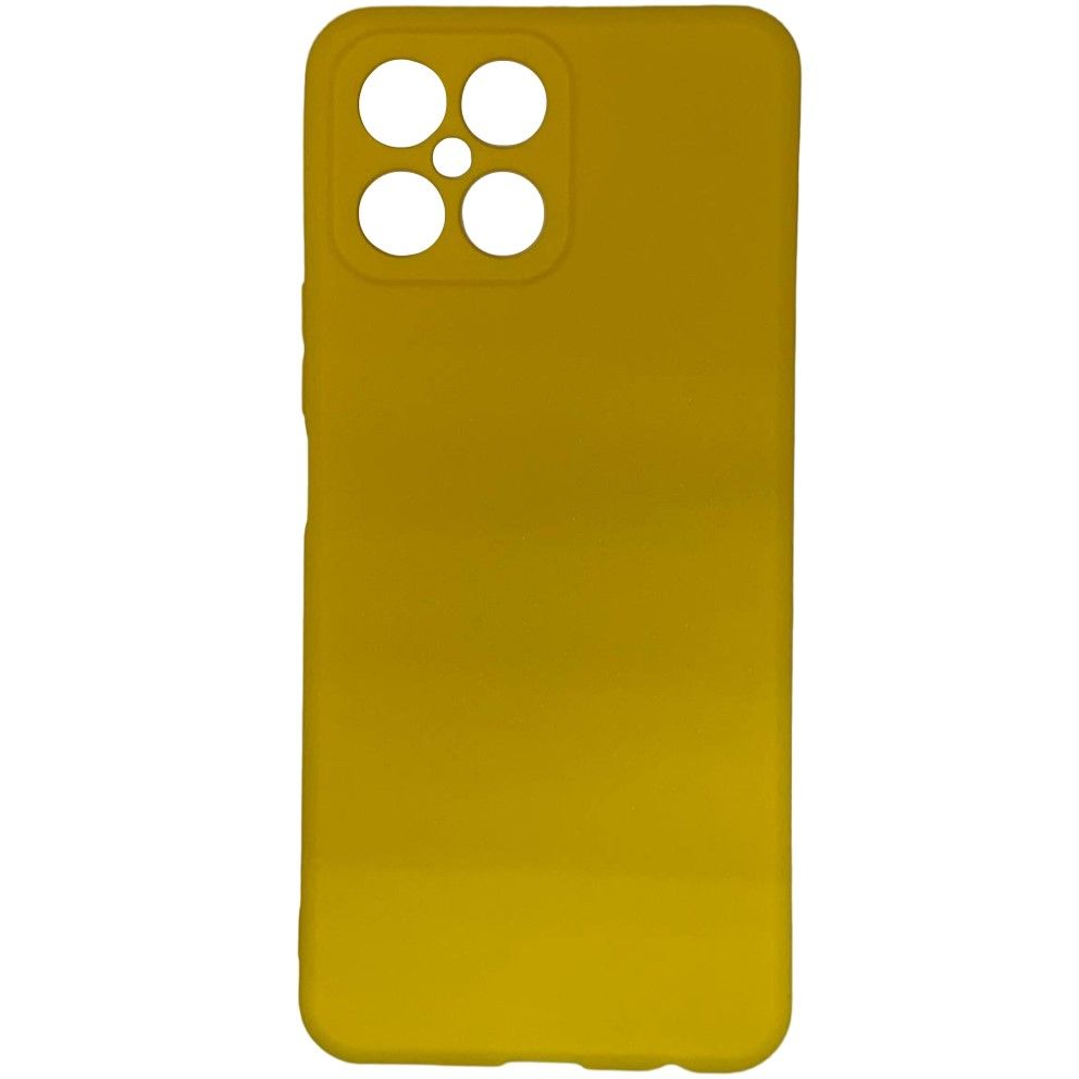 Задняя накладка ZIBELINO Soft Matte для Honor X8 (желтый) защита камеры