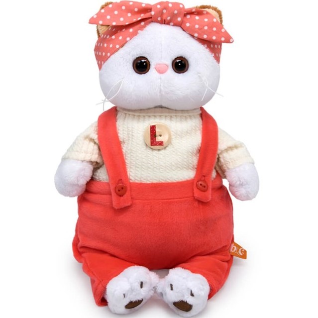 Мягкая игрушка Кошечка Ли-Ли в трикотажном костюме , 24 см
