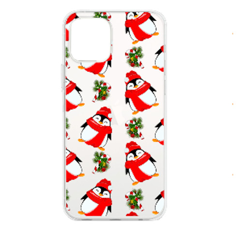 Задняя накладка GRESSO. Коллекция Рождество 3 для iPhone 11 (прозрачная)