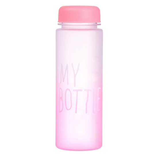 Бутылка для воды My bottle, 500 мл, спортивная, розовая