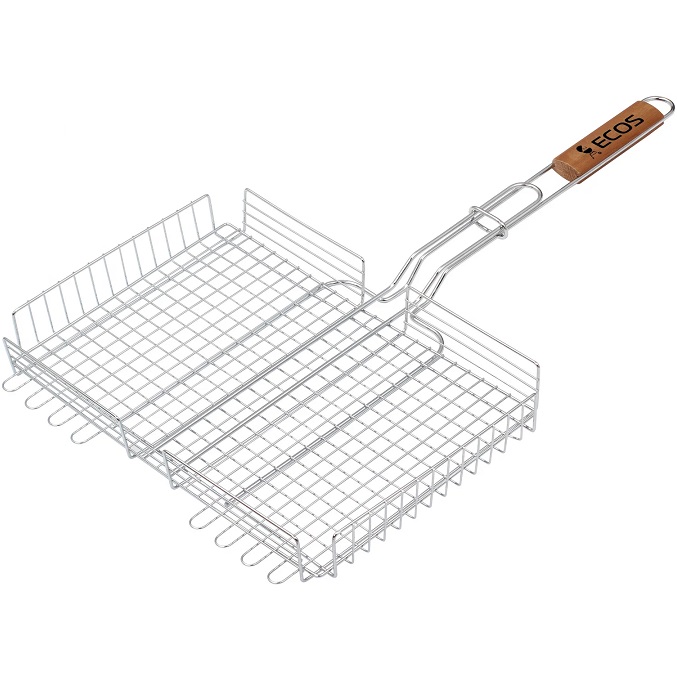 Решетка для барбекю ECOS RD-103D (р-р 40х27х5 см, длина 62 см) арт.999612