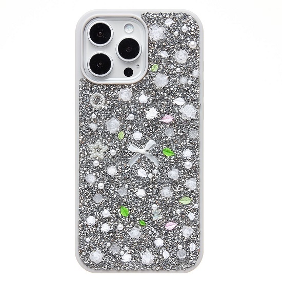 Задняя накладка PC097 POSH SHINE для iPhone 16 Pro Max (white) (237457)