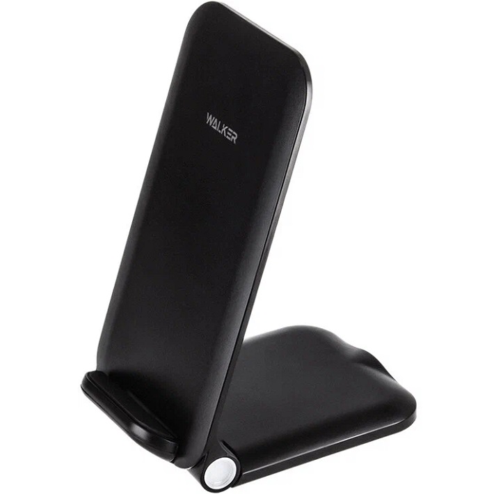Беспроводное ЗУ WALKER WH-52, черное, 15Вт, QC3.0+PD