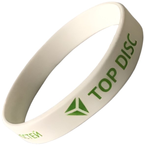 Силиконовый браслет TOP DISC с логотипом (3 цвета)