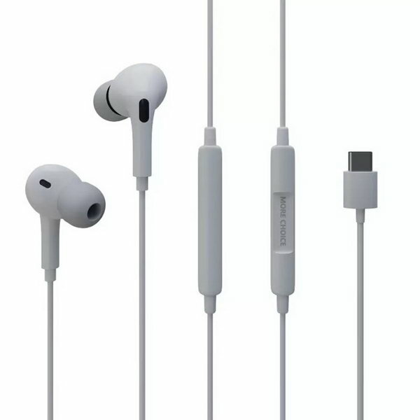 Наушники MORE CHOICE G29a White Type-C