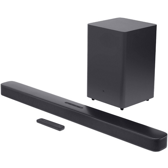 Саундбар 2.1 JBL Bar  Deep Bass 2.1 300Вт, черный (MKII, JBLBAR21DBM2BLKUK)