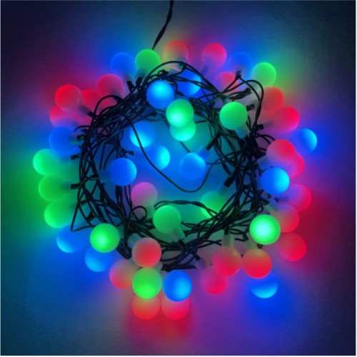 Гирлянда "Нить - с насадками" 5 м, «Прищепки 1.8 см» свечение мультиколор, ЭРА