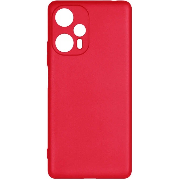 Силиконовый чехол DF для Xiaomi Poco F5/Xiaomi Redmi Note 12 Turbo DF poCase-14 (red)