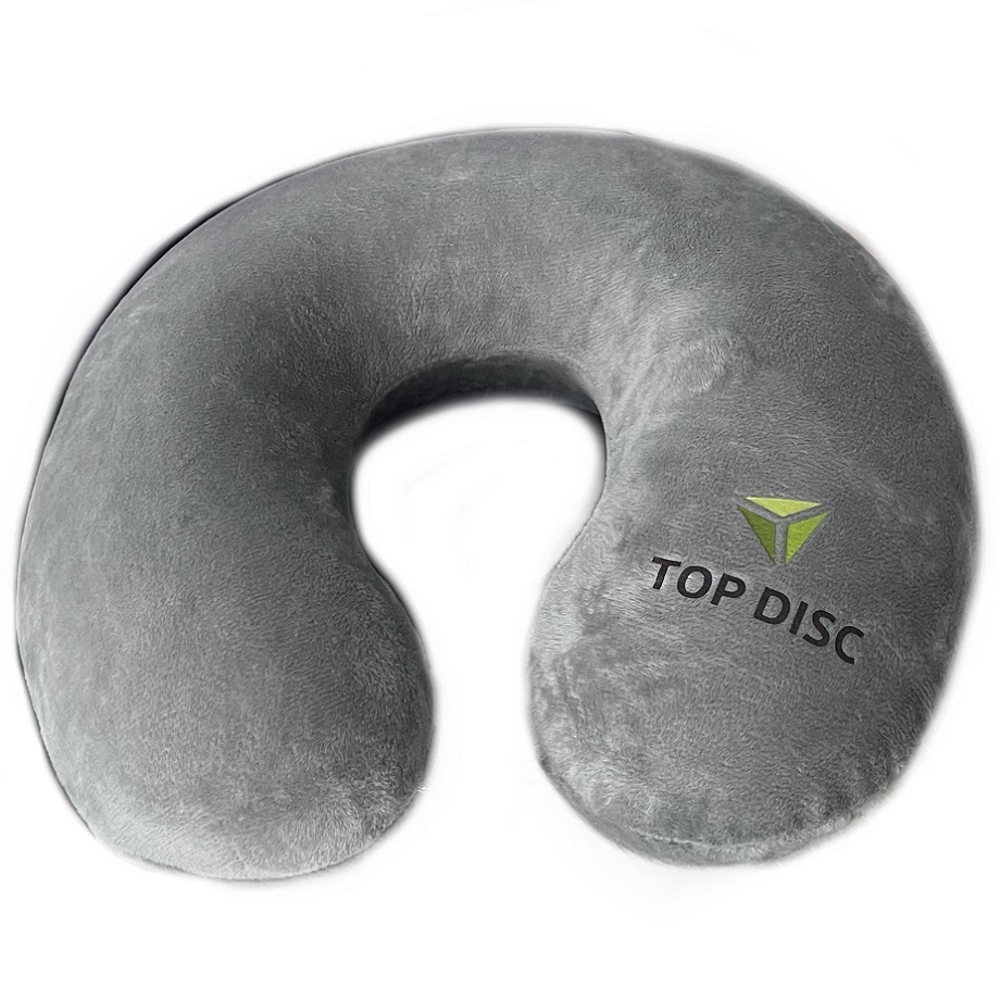 Подушка для путешествий с эффектом памяти «Basic», с логотипом