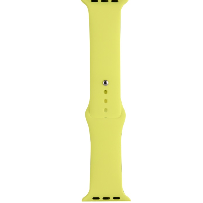 Силиконовый ремешок HOCO WA01 Flexible для APPLE Watch light lemon