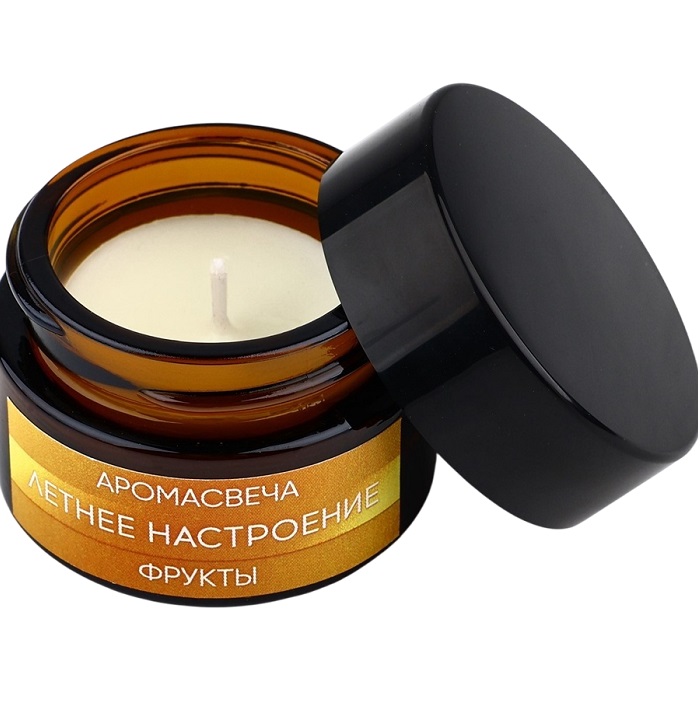 Свеча ароматическая «Летнее настроение» аромат фруктовый 10099032