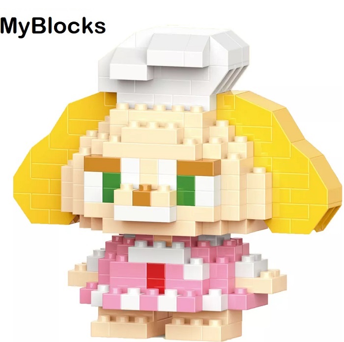 Фигурка-конструктор MyBlocks "Заяц" желт 7204A (мятая упаковка)