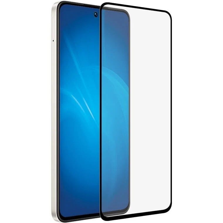 Противоударное стекло DF для Realme C55/Oppo A1 (5G) DF rmColor-27 (black)