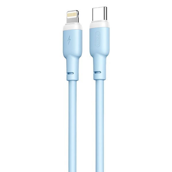 Кабель Lightning <--> Type-C  1.0м XO NB-208A, 20Вт, PD, синий