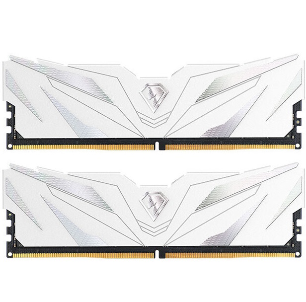 Оперативная память DDR5 32Gb (2x16Gb) Netac Shadow II, 5600 MHz, CL46, DIMM, с радиатором, белый (NTSWD5P56DP-32W)