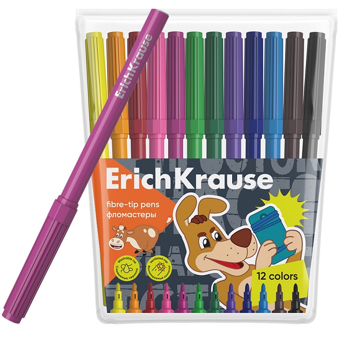 Фломастеры 12 цв. Простоквашино 61065