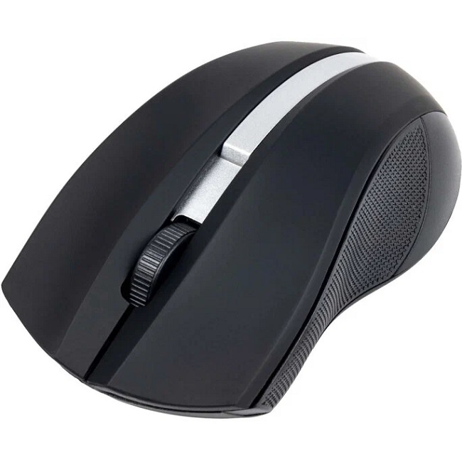 Мышь БП HIPER OMW-5200 Black/Silver