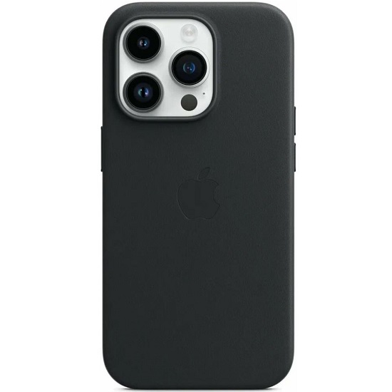 Задняя накладка LEATHER CASE для iPhone 16 PRO Черный (с АНИМАЦИЕЙ)