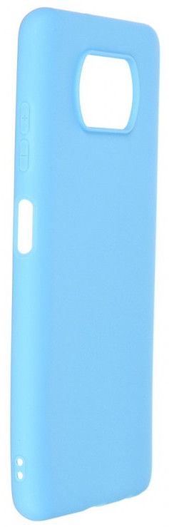 Задняя накладка ZIBELINO Soft Matte для Xiaomi Poco X3 голубой