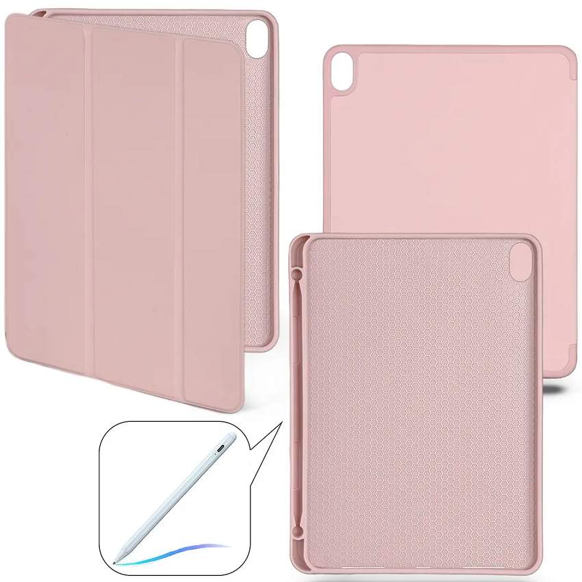 Чехол футляр-книга SMART CASE Pencil для iPad Air 13 (2024) розовый песок
