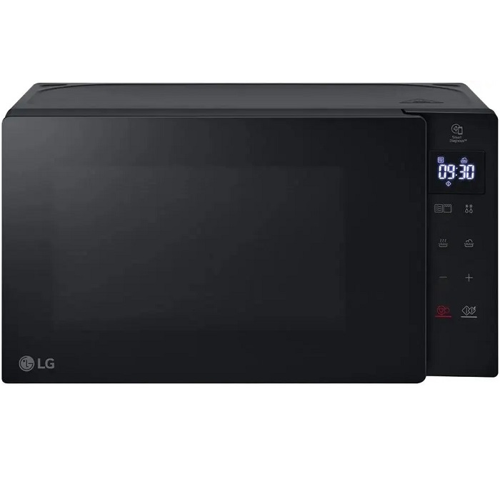 Микроволновая печь LG MH6032GAS черный, 20 л, 700 Вт, переключатели - сенсор