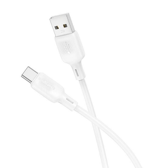 Кабель USB <--> Type-C  1.0м BOROFONE BX113 Lenny, белый