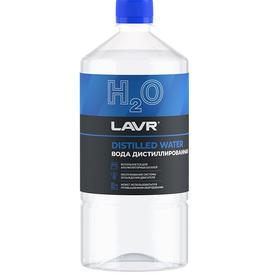 Вода дистиллированная LAVR 1000мл Distilled Water (ln5001)