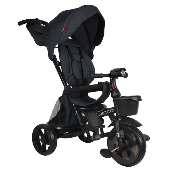 Велосипед 3-колесный TECH TEAM Ricco black черный
