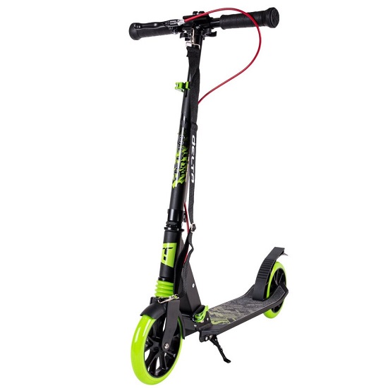 Самокат TECH TEAM Delta, Black\Green Арт.684629
