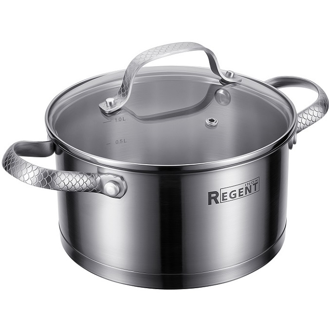 Кастрюля 1.7л REGENT Linea SIRENA 65-0118; 16х8,5 см