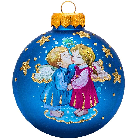 Шар "Ангелочек нежный 2", 80 мм, в подарочной упаковке