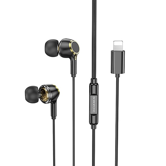 Наушники BOROFONE BM90 Black Lightning