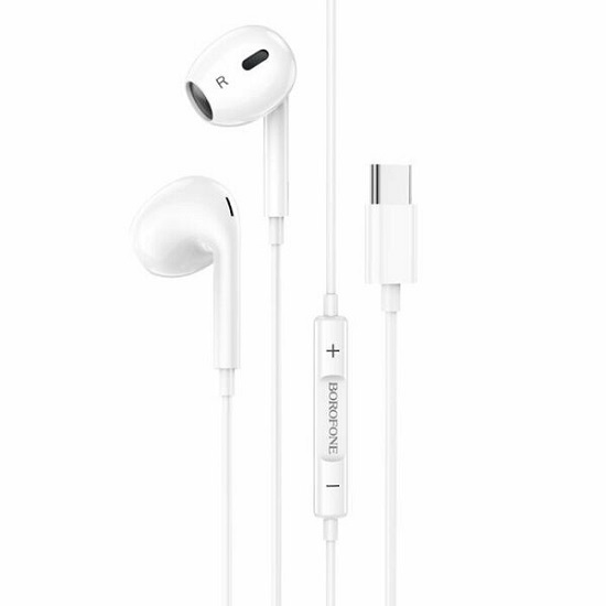 Наушники BOROFONE BM80 Max, Gorgeous, Type-C, белый